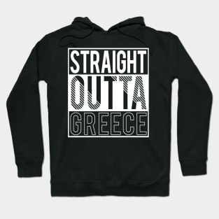 'Straight Outta Greece' Awesome Athens Greek Mythology Gift Hoodie